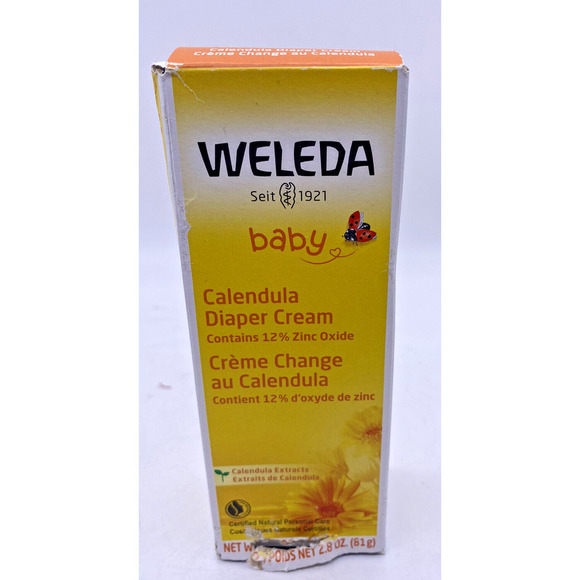 Weleda Baby Calendula Diaper Cream 2.8oz New Damaged Box - Picture 1 of 2